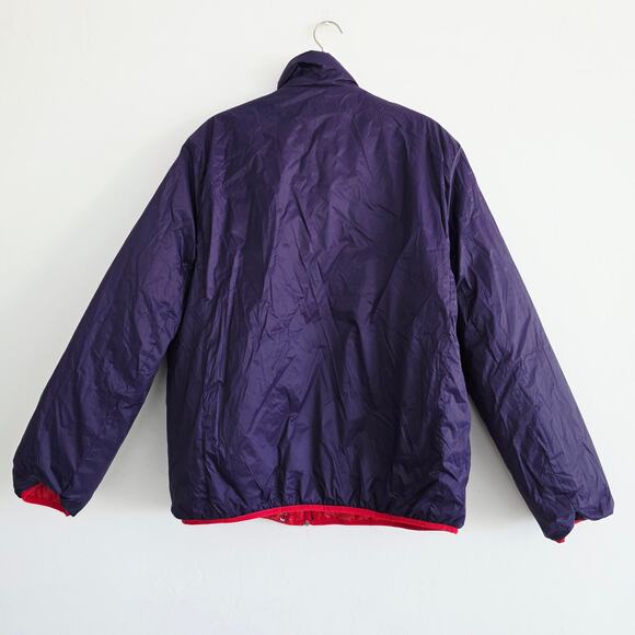 Disney Red & Purple Reversible Mickey Mouse Puffer Jacket Unisex Size Large - Picture 5 of 9